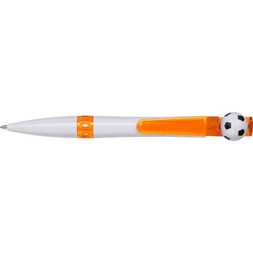 Football Design Ballpoint Pen Orange